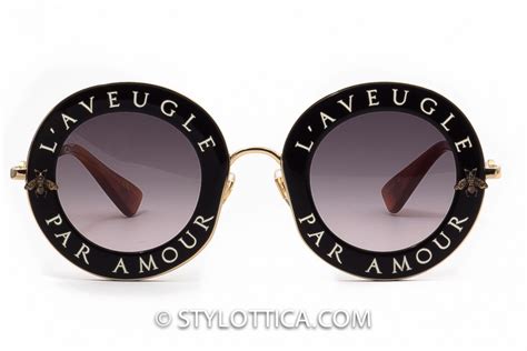 l'aveugle par amour glasses gucci|l'aveugle par amour quote.